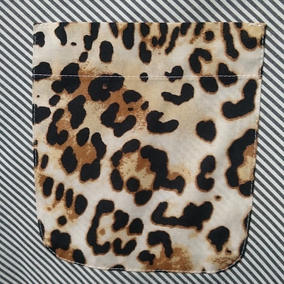 Chico's Striped & Animal-Print Pullover Tunic, Size 0 - Picture 4 of 9